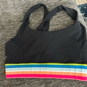 IVL Rainbow Stripe Sports Bra Size 4
